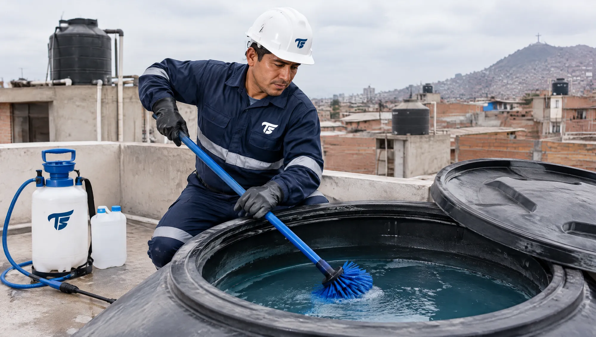 Limpiar cisterna de agua: foto de Albañiles TS