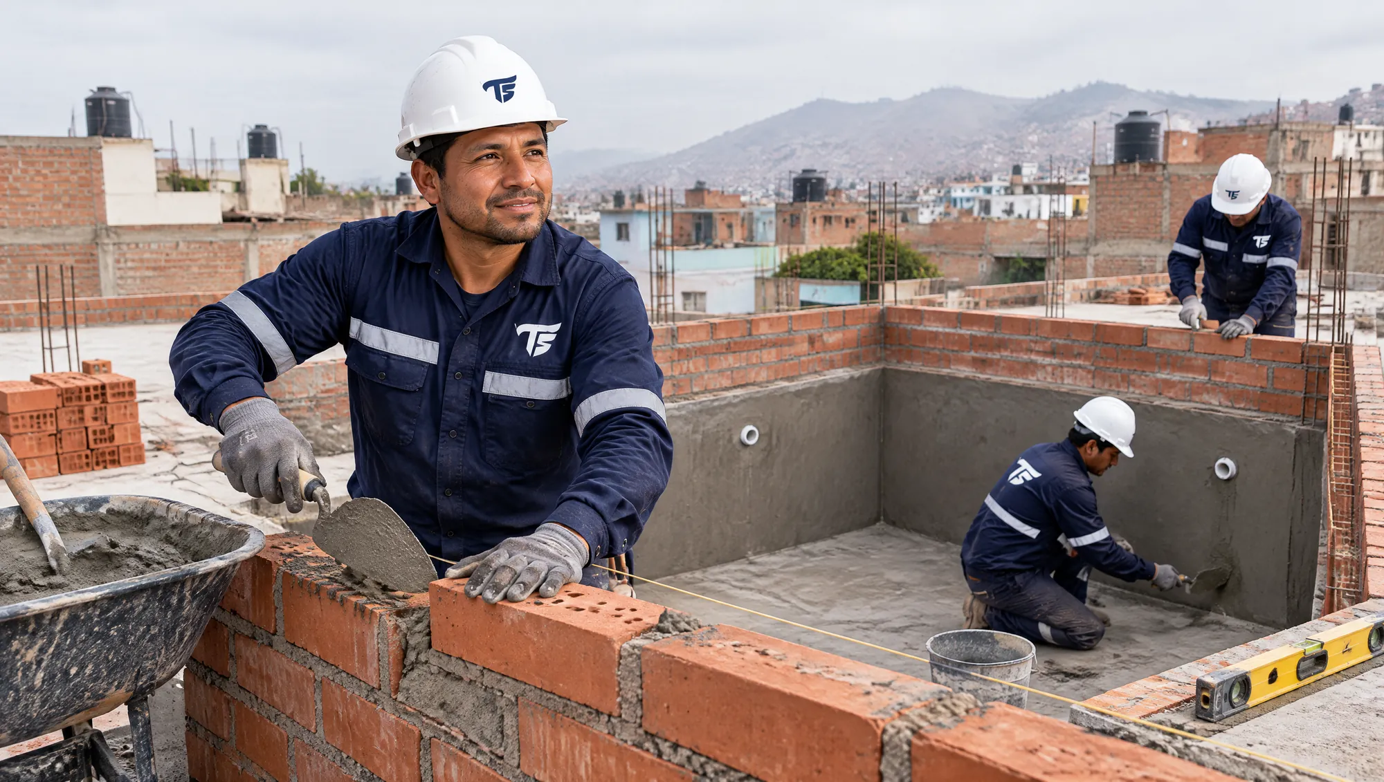 Cómo construir una piscina de ladrillos paso a paso