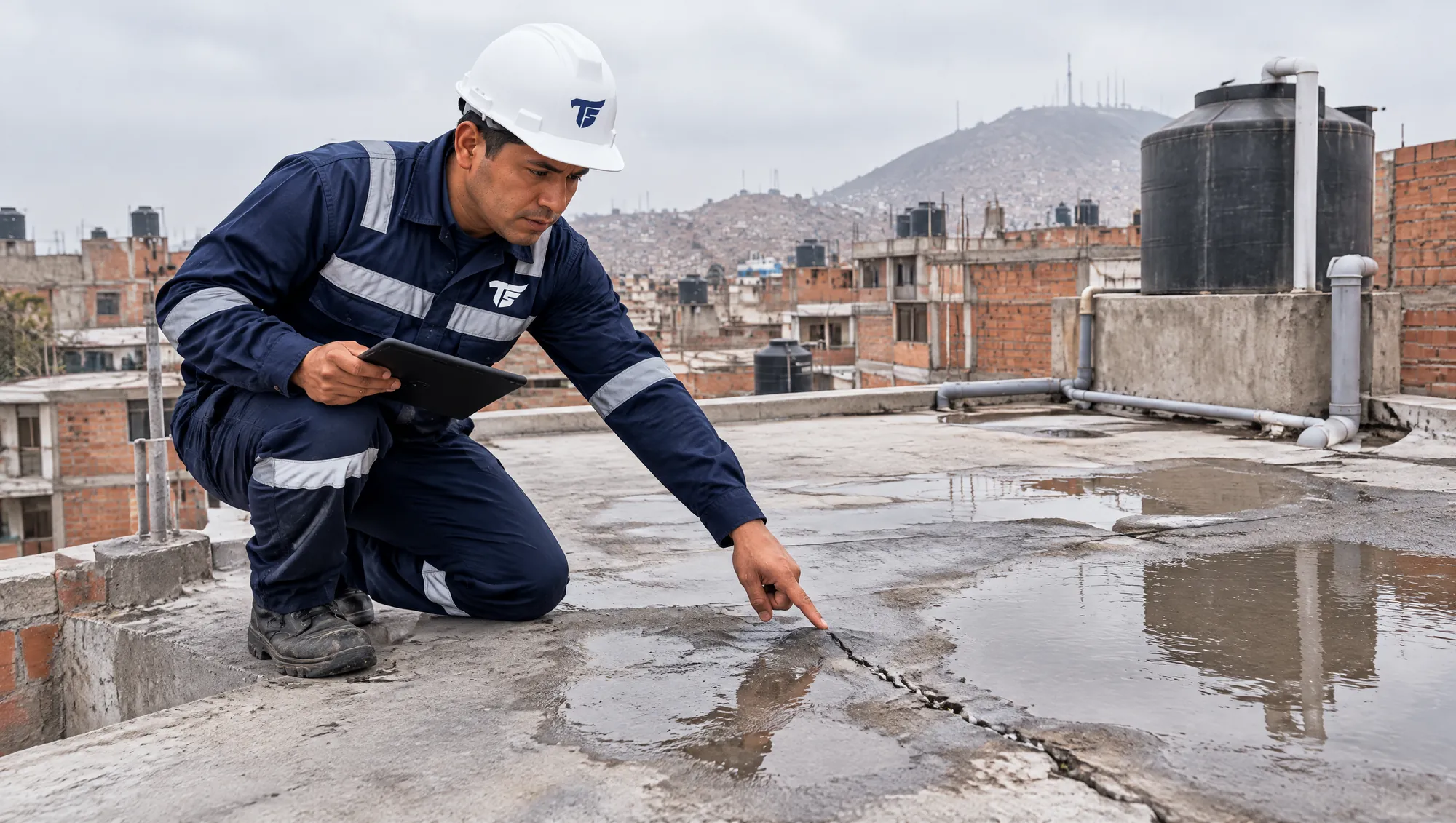Goteras en el techo de concreto: foto de Albañiles TS