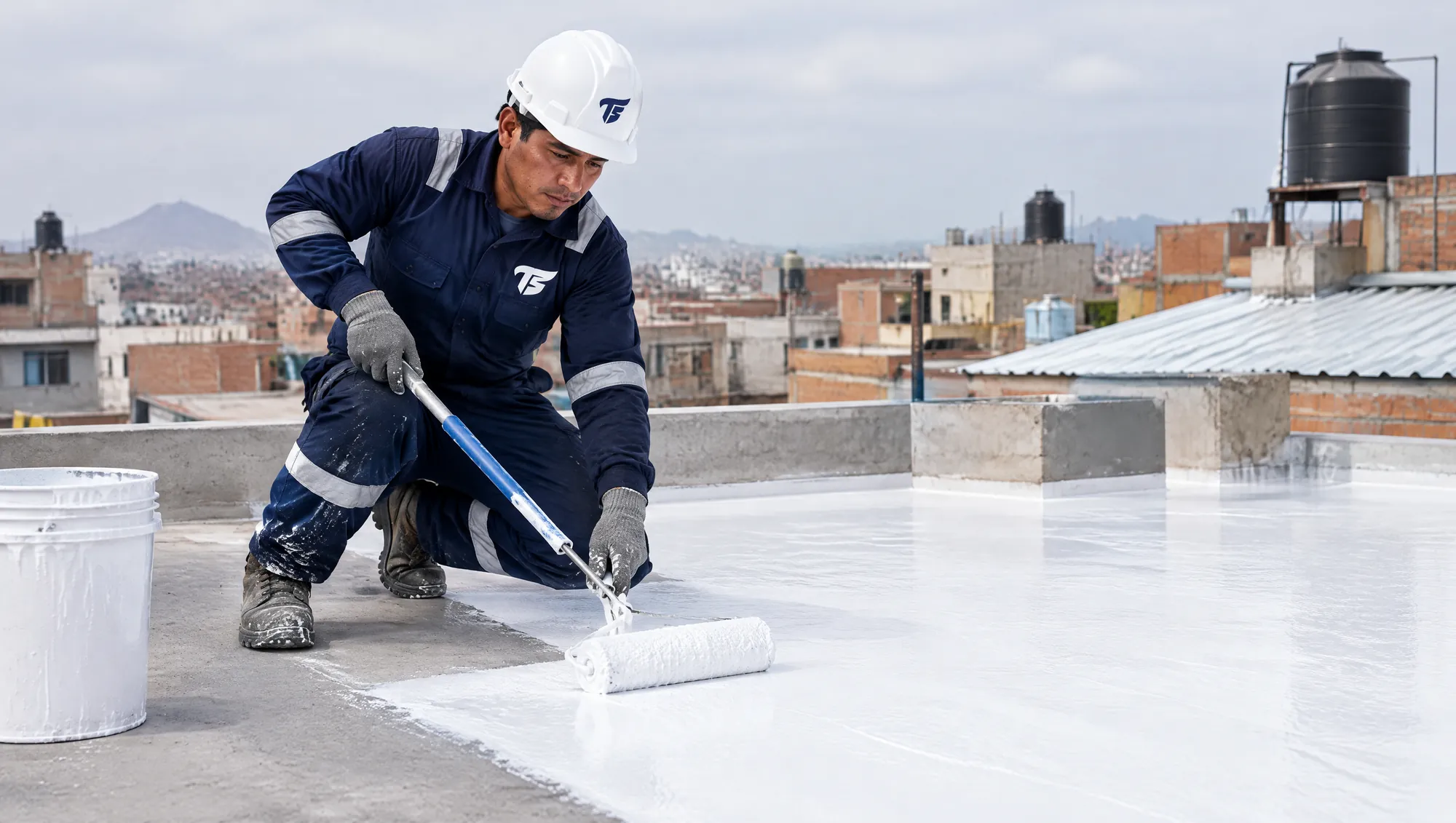 Pintura térmica para techos: foto de Albañiles TS