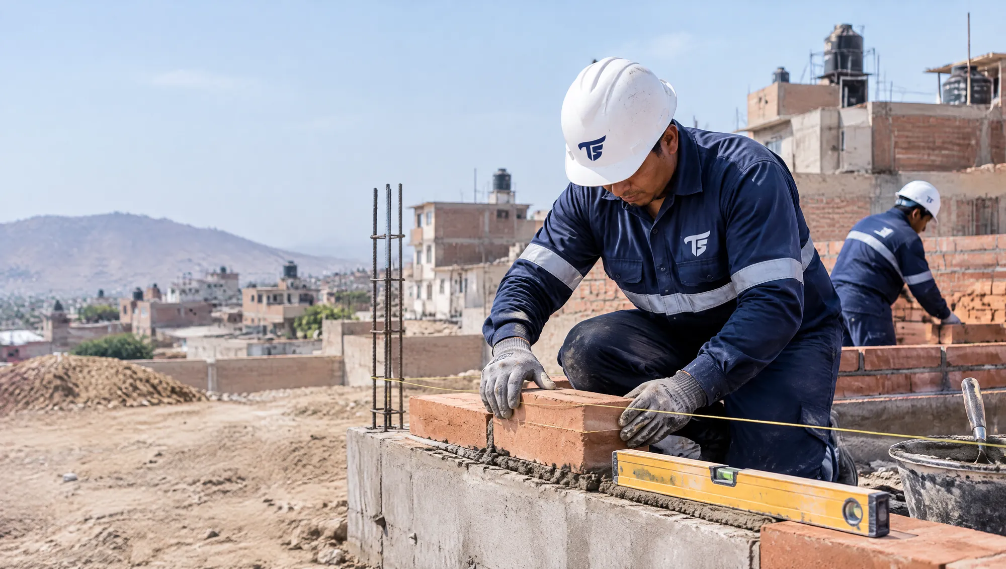 Inicio de la construcción de una casa en Lima