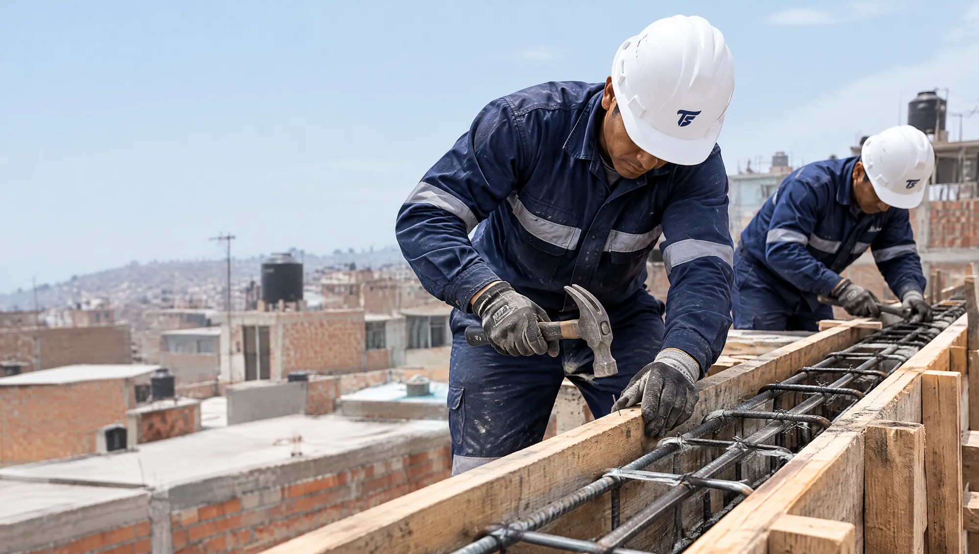 Obra gris: encofrado y armado de vigas