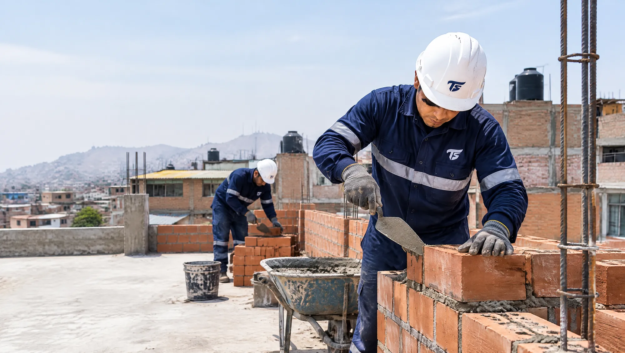 Construcción de un segundo piso sobre una casa existente