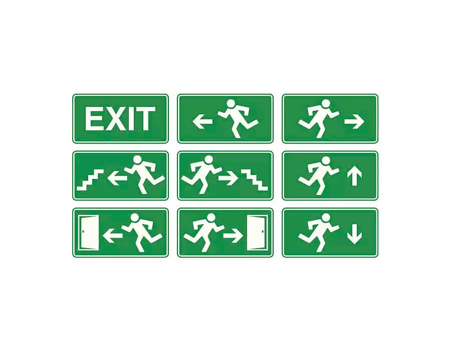 rutas de evacuacion